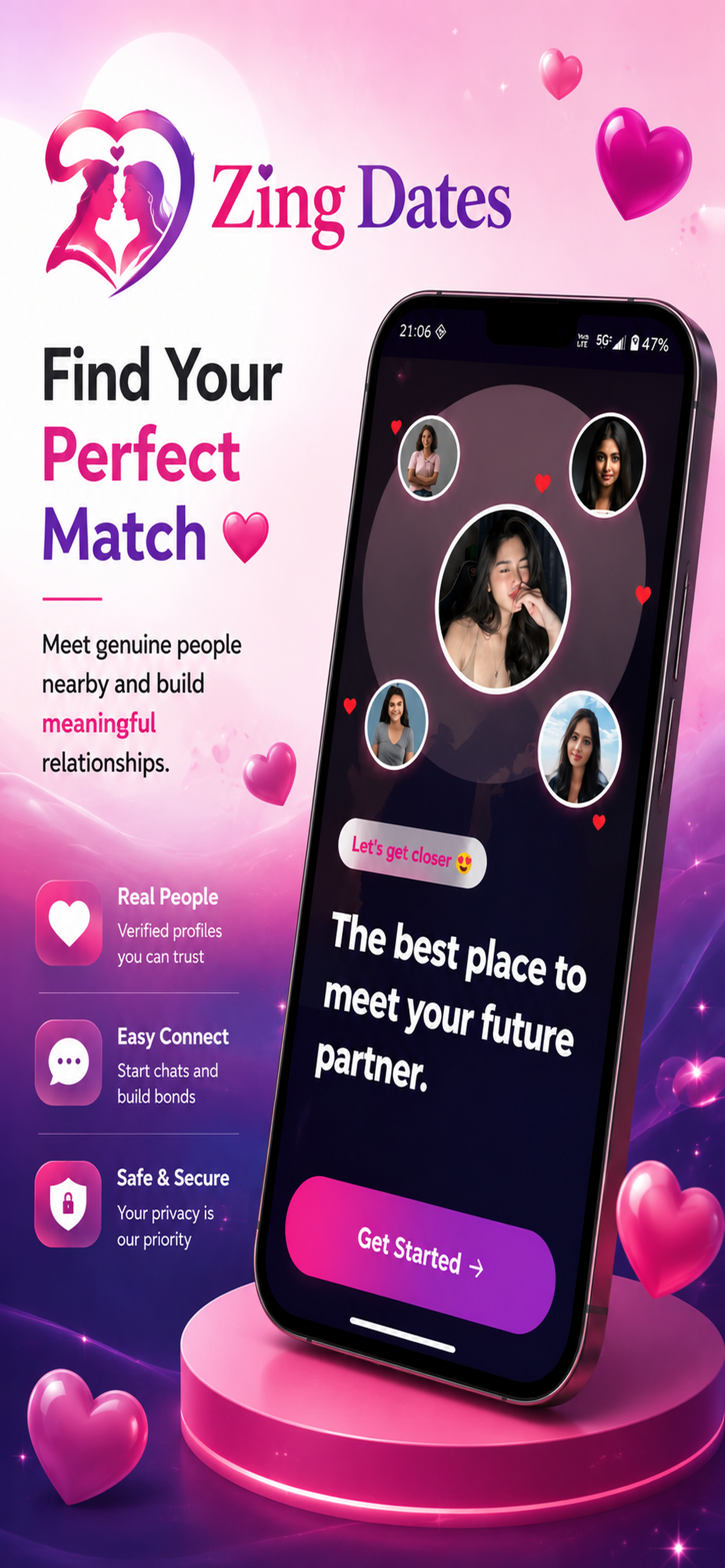 ZingDates — find your perfect match